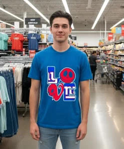 Jack Skellington And Sally Fan New York Giants funy colorful t-shirt