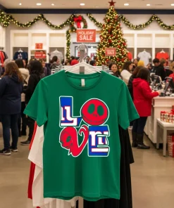 Jack Skellington And Sally Fan New York Giants funy colorful t-shirt