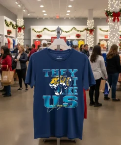 Jacksonville Jaguars They Not Like Us Nfl Football Navy T Shirt