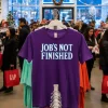 Job S Not Finished   Purple T Shirt