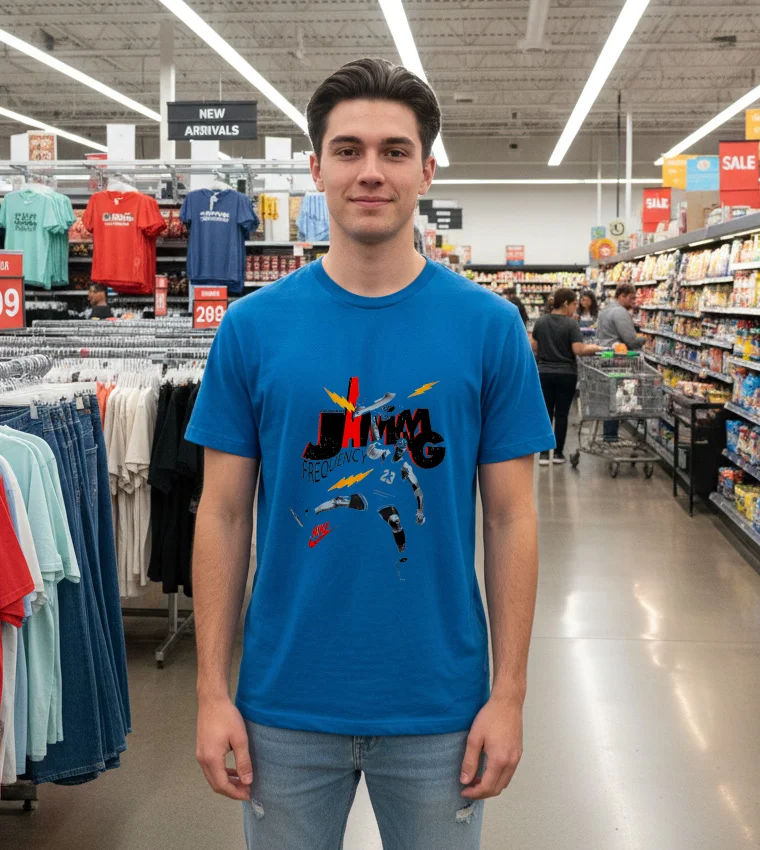 Jordan Brand Jam Frequency T - blue-t-shirt Jordan Brand Jam Frequency T Blue T Shirt