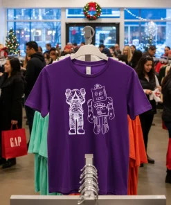 Kaws X Uniqlo Warhol Ut Graphic   Purple T Shirt