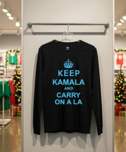 Keep Kamala and carryon a la funy colorful t-shirt