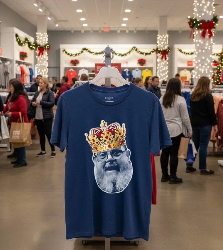 King Chop - navy-t-shirt King Chop Navy T Shirt