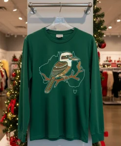 Kookaburra Boxy Laughing Joker T funy colorful t-shirt