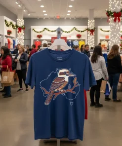 Kookaburra Boxy Laughing Joker T funy colorful t-shirt