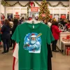 La Dodgers Santa Claus Merry Christmas Green T Shirt