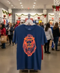 Lebron James Dri Fit Lion King   Navy T Shirt