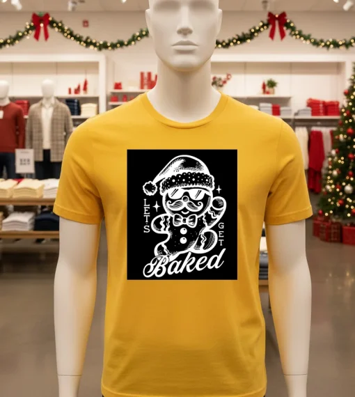 Let S Get Baked   Yellow T Shirt