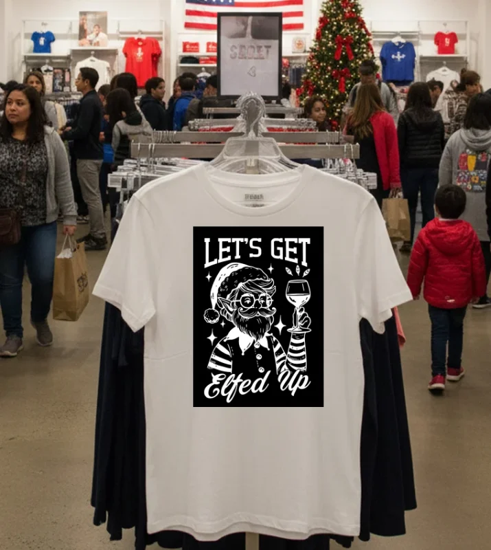 Let S Get Elted Up   White T Shirt