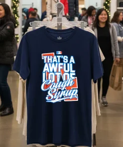 Los Angeles Dodgers That S A Awful Lot Of Cough Syrup   Navy T Shirt