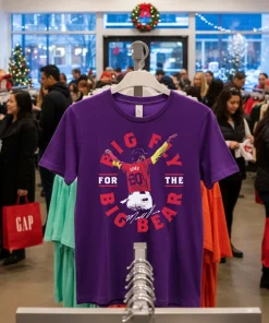 Marcell Ozuna Atlanta Baseball Marcell Ozuna Atlanta Big Fly   Purple T Shirt