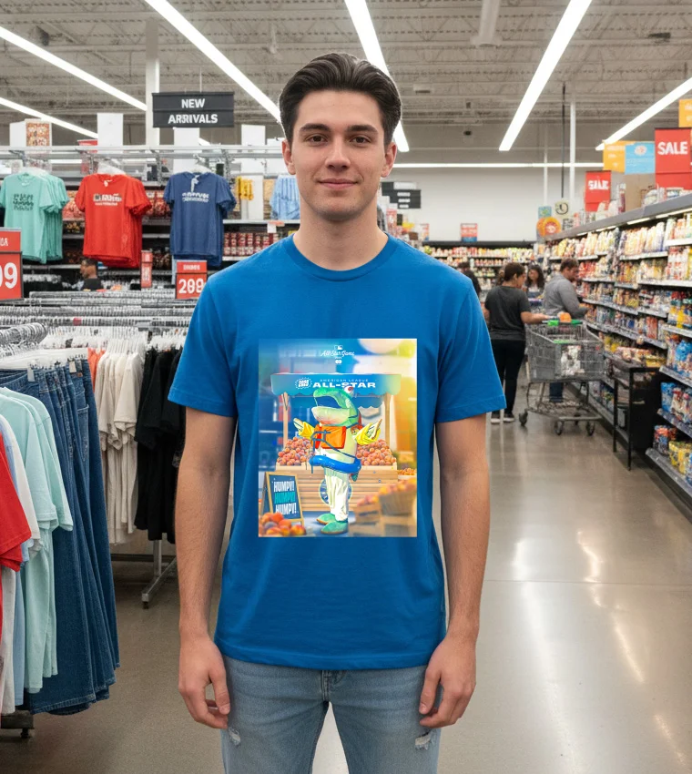 Mariners Salmon Run All Star Game - blue-t-shirt Mariners Salmon Run All Star Game Blue T Shirt