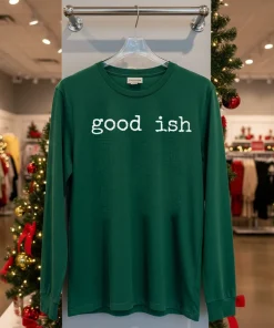Minimalist Good Ish T   Green T Shirt