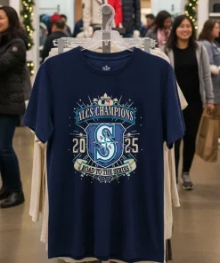 Mlb Seattle Mariners Alcs Champions Road To The Series   Navy T Shirt