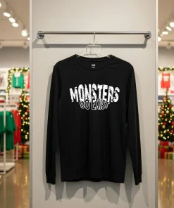 Monsters Do Exist   Back T Shirt