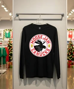 Moose Jaw Canucks logo funy colorful t-shirt