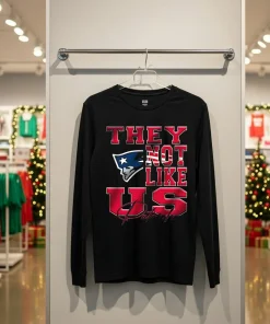New England Patriots They Not Like Us NFL Football funy colorful t-shirt