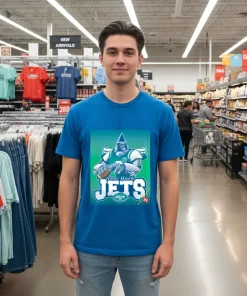 New York Jets Robot Anime funy colorful t-shirt