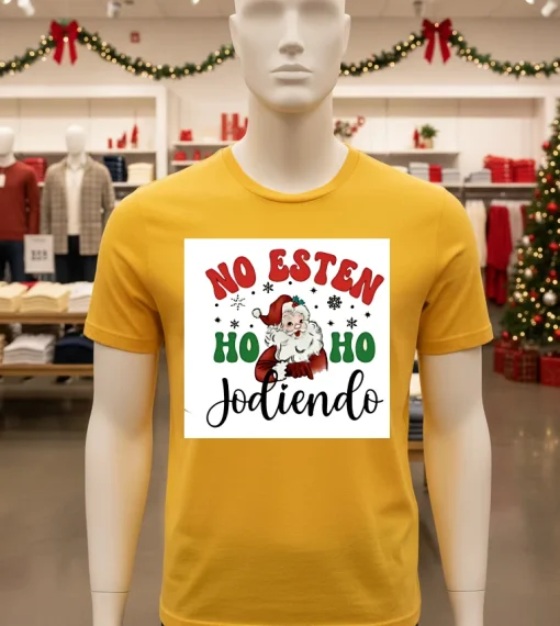 No Esten Hoho Jodiendo   Yellow T Shirt