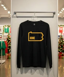 Pennsylvania Map Home Back T Shirt