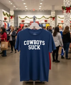 Philadelphia Eagles Cowboys Suck Great Fan T   Navy T Shirt