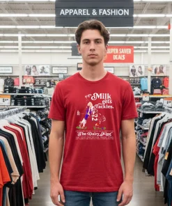 Philadelphia Eagles Milk Gets Tackles The Dairy King T   Red T Shirt