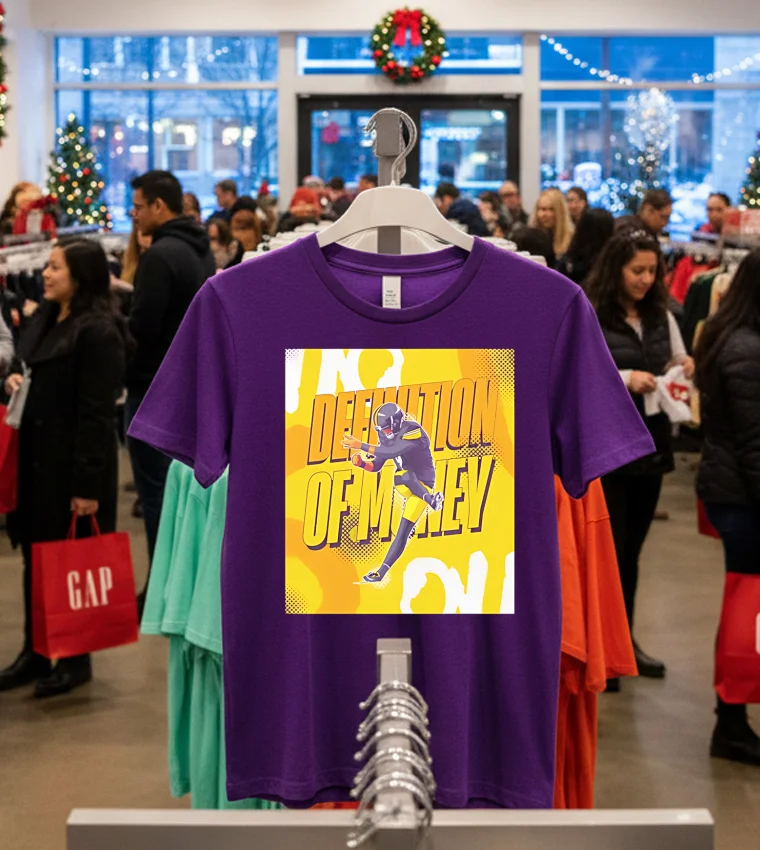 Pittsburgh Steelers Definitely Of Money - purple-t-shirt Pittsburgh Steelers Definitely Of Money Purple T Shirt