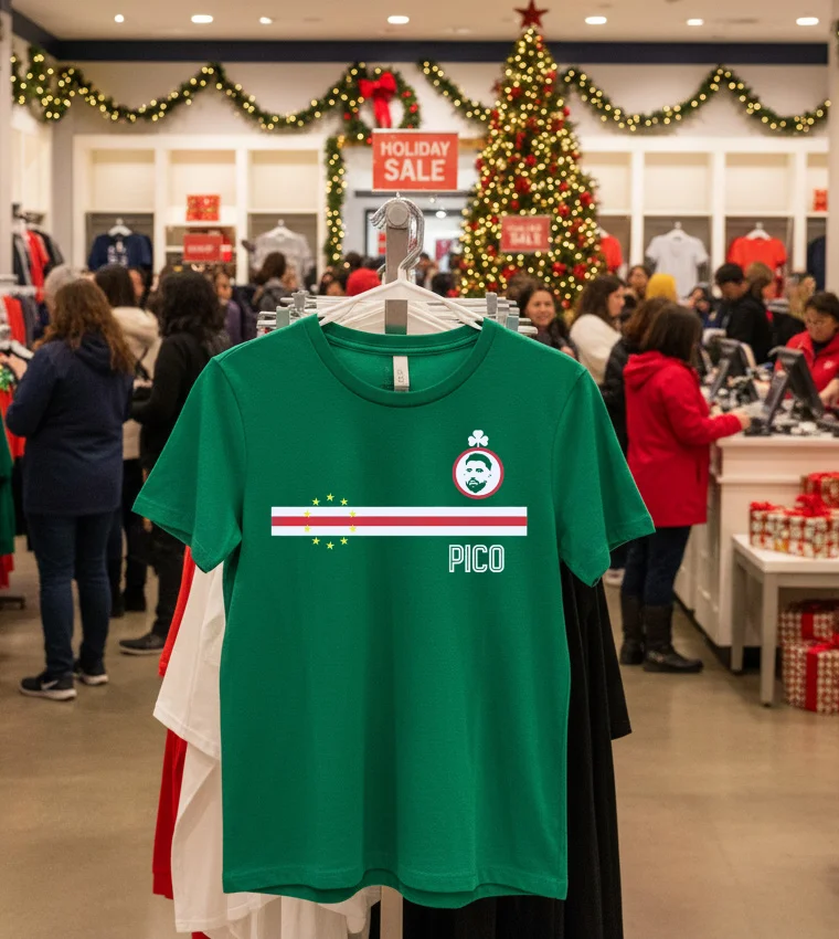 Roberto Pico Lopes And Cape Verde 2026 World Cup T - green-t-shirt Roberto Pico Lopes And Cape Verde 2026 World Cup T Green T Shirt