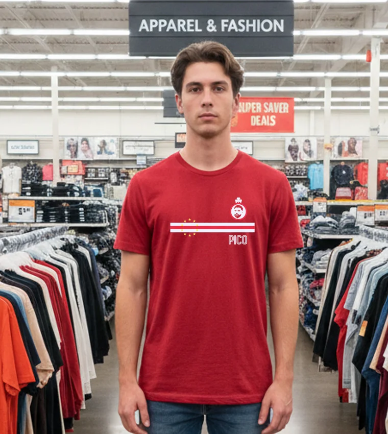 Roberto Pico Lopes And Cape Verde 2026 World Cup T - red-t-shirt Roberto Pico Lopes And Cape Verde 2026 World Cup T Red T Shirt