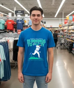 Seattle Mariners Jorge Polanco Mariners 15 Inning Game 5   Blue T Shirt