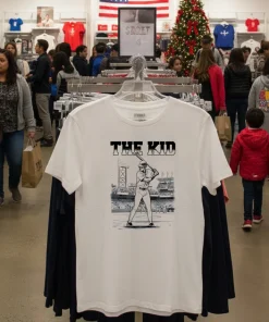 Seattle Mariners Ken Griffey Jr Black White   White T Shirt