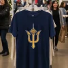 Seattle W Trident Logo   Navy T Shirt