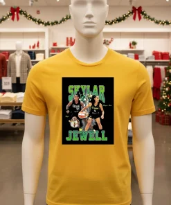 Skylar Diggins Smith Skylar Jewell 2024 Vintage   Yellow T Shirt
