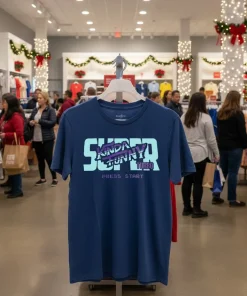 Super Kinda Funny Turbo Press Start T   Navy T Shirt