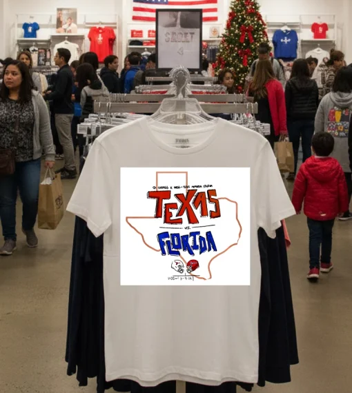Texas Longhorns Collab Florida Gators Limited   White T Shirt