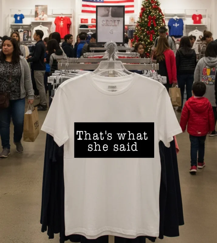 That S What She Said   White T Shirt