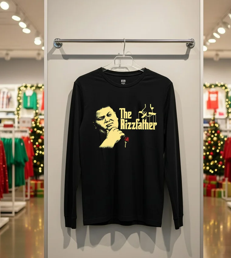 The Rizzfather Rose Retro - back-t-shirt The Rizzfather Rose Retro Back T Shirt