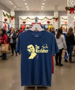 The Rizzfather rose retro funy colorful t-shirt