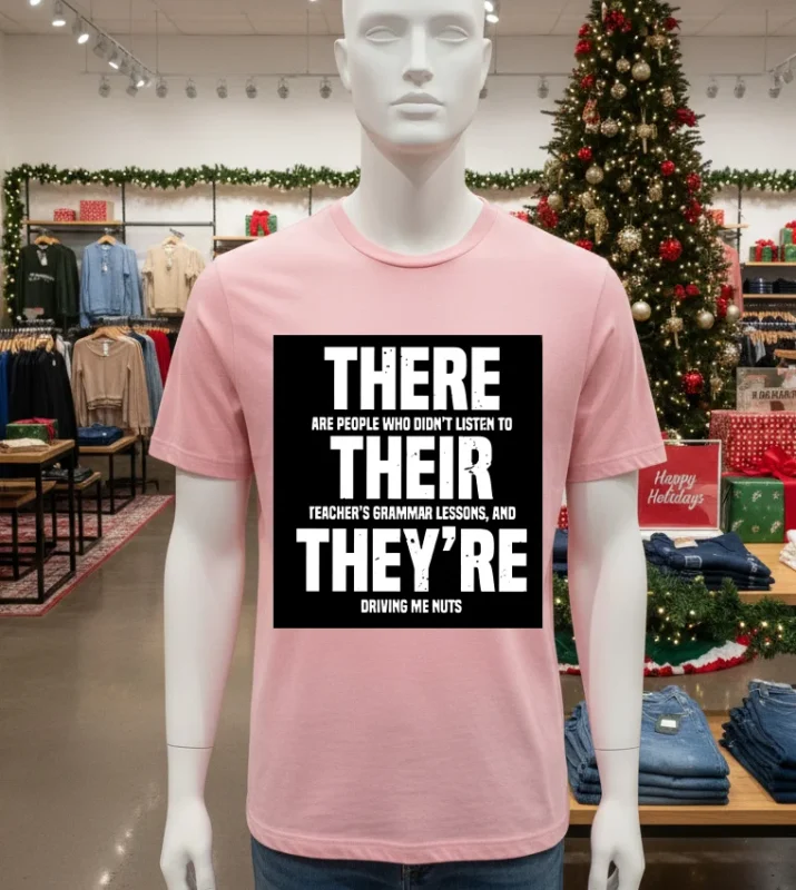 There Are People Who Didn’t Listen To Their Teacher’s Grammar Lessons And They’re Driving Me Nuts   Pink T Shitr