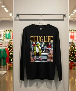 Thug Life Christmas Movies Back T Shirt