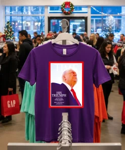Time Cover His Triumph 2025 T funy colorful t-shirt