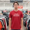 Trump The Peace President Text T Red T Shirt
