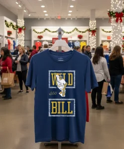 Wild Bill Salute William Contreras Milwaukee Brewers T   Navy T Shirt