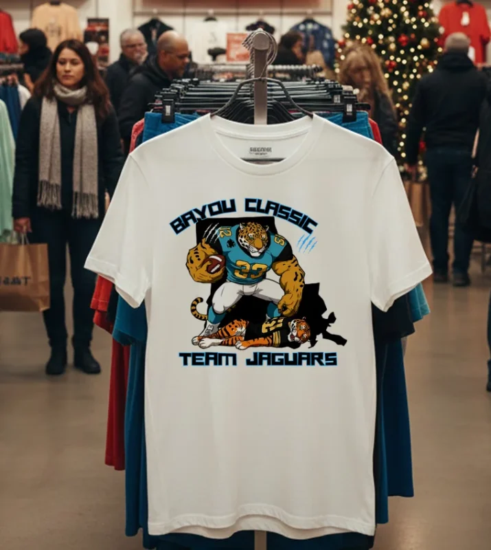 Bayou Classic Team Jaguars Game Day   White T Shirt