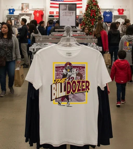 Bill Croskeymerritt The Billdozer   White T Shirt