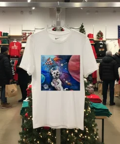 Bradford In Space Photo   White T Shirt