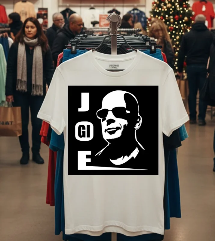 Bruce Willis Joe   White T Shirt