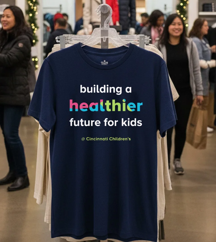 Building A Healthier Future For Kids - navy-t-shirt Building A Healthier Future For Kids Navy T Shirt