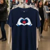 Canada Heart Hands Seattle Mariners   Navy T Shirt